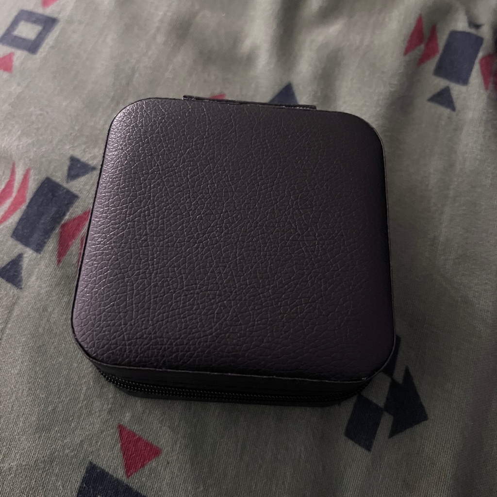 Black Leather Travel Case Black Leather Travel Case